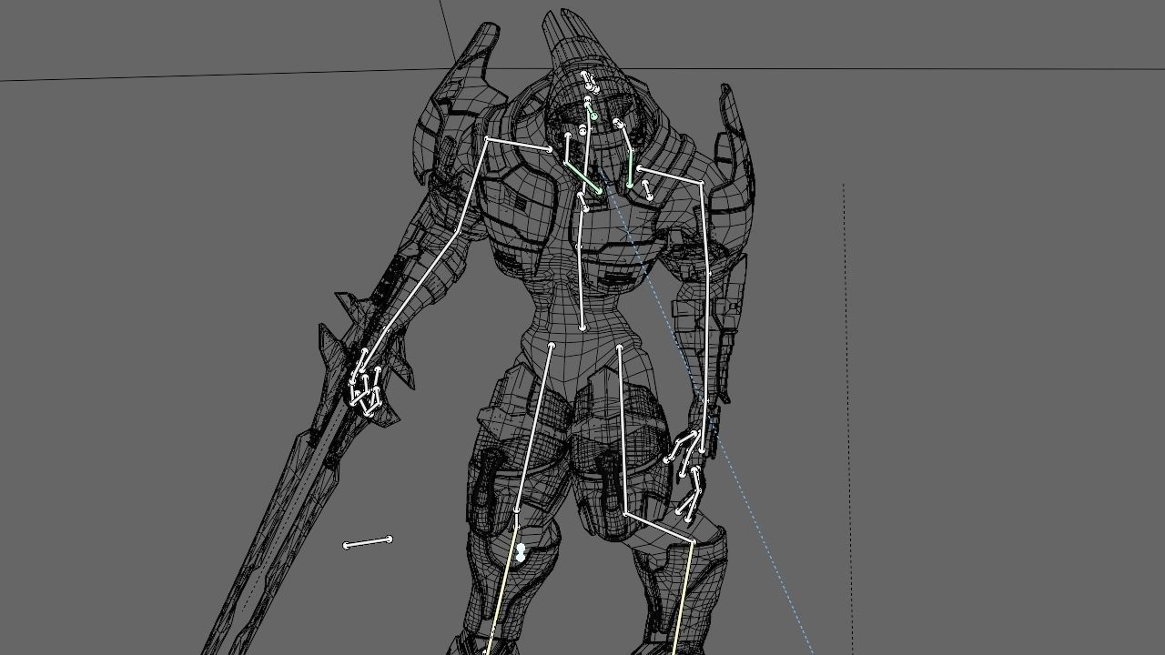 Alien Chief  rigged - animated character 3D model_38