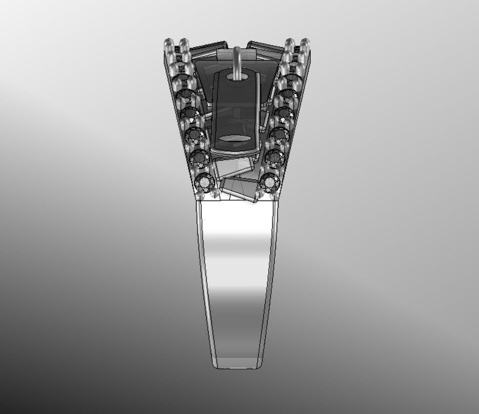 Zip Type Ring 3D print model_2