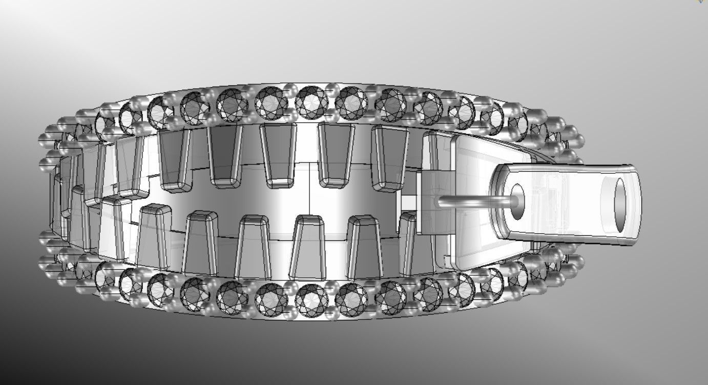 Zip Type Ring 3D print model_10