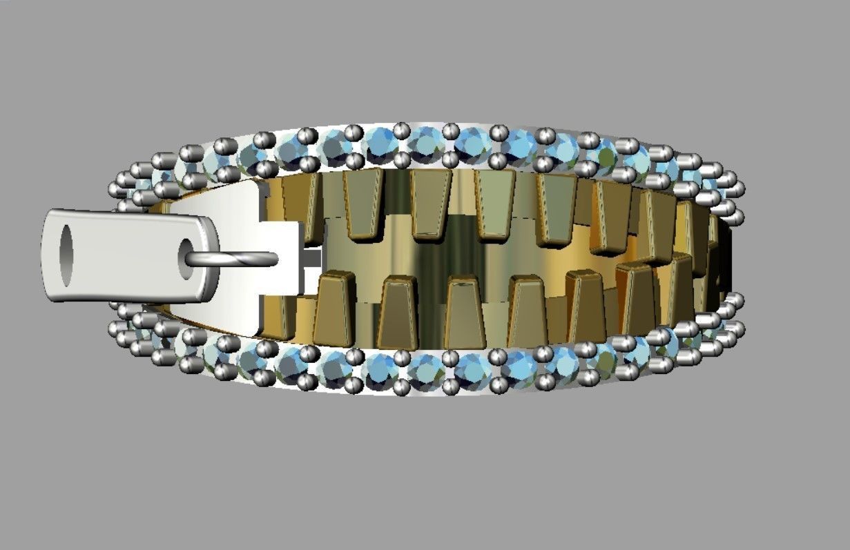 Zip Type Ring 3D print model_4