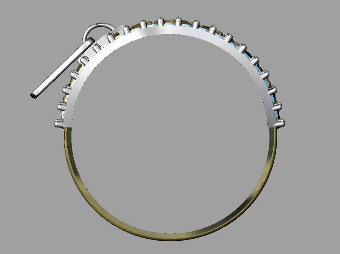 Zip Type Ring 3D print model_6