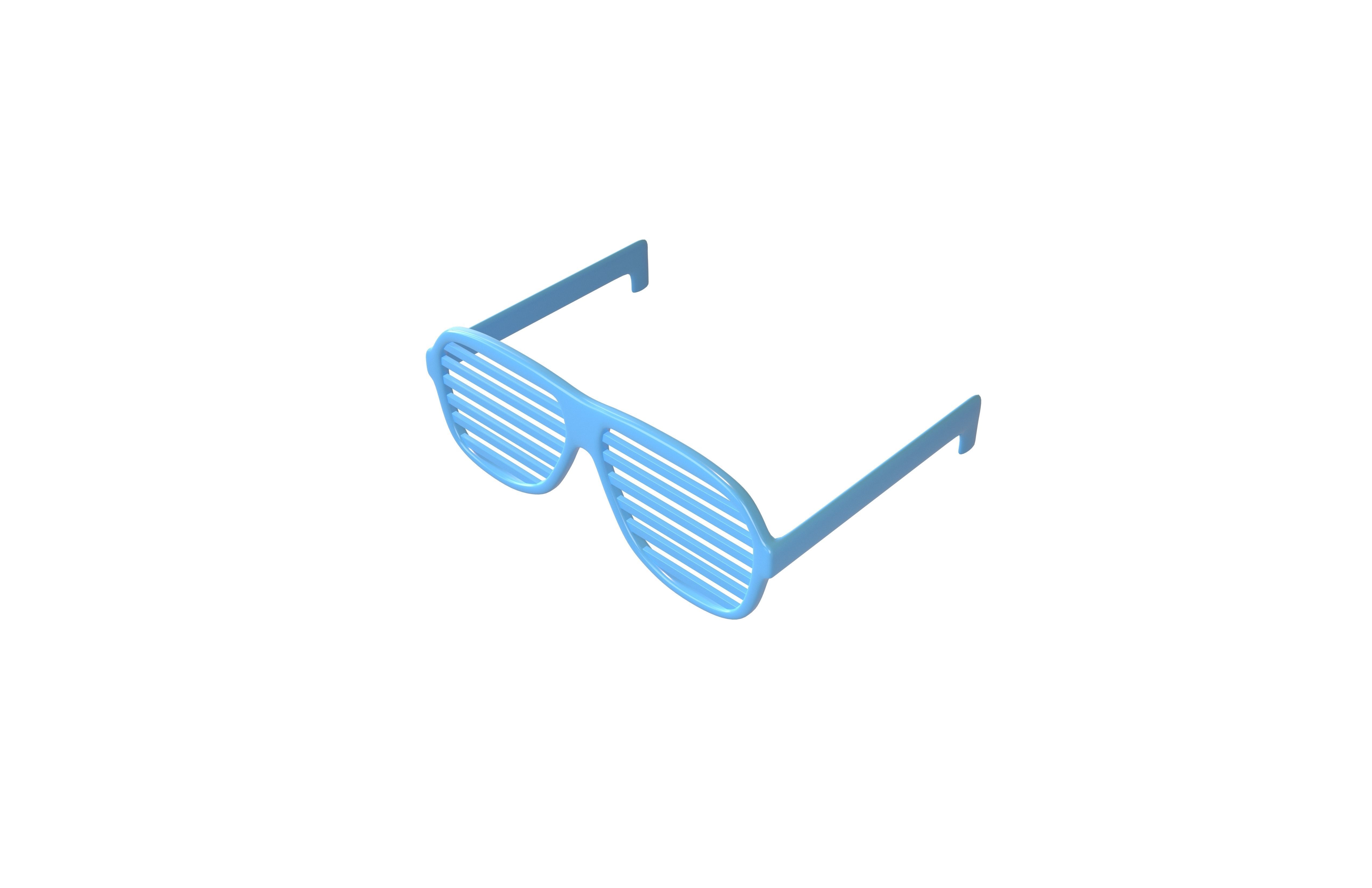 Shutter Shade Sunglasses v1 002 Low-poly 3D model_2