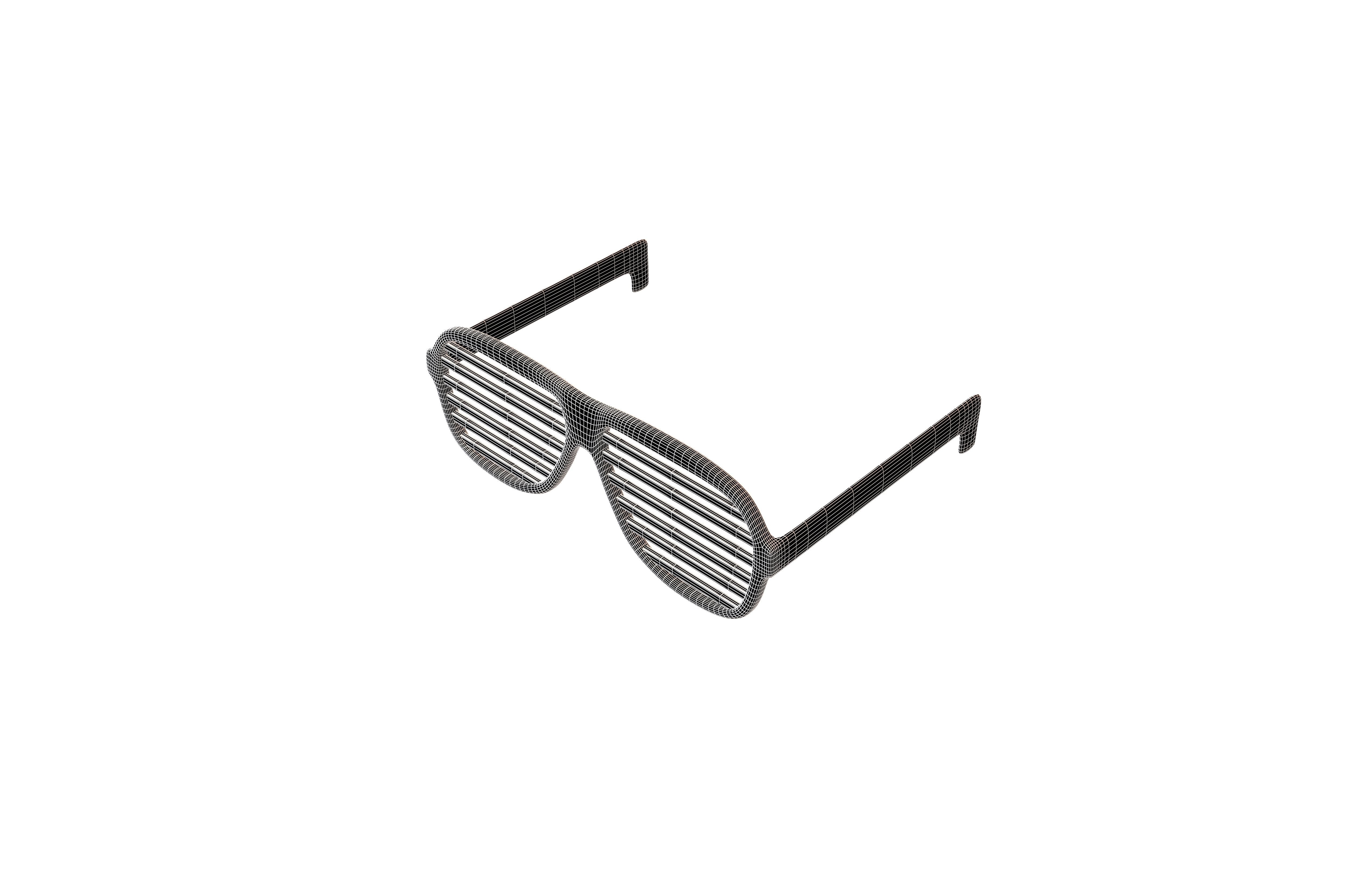 Shutter Shade Sunglasses v1 005 Low-poly 3D model_5