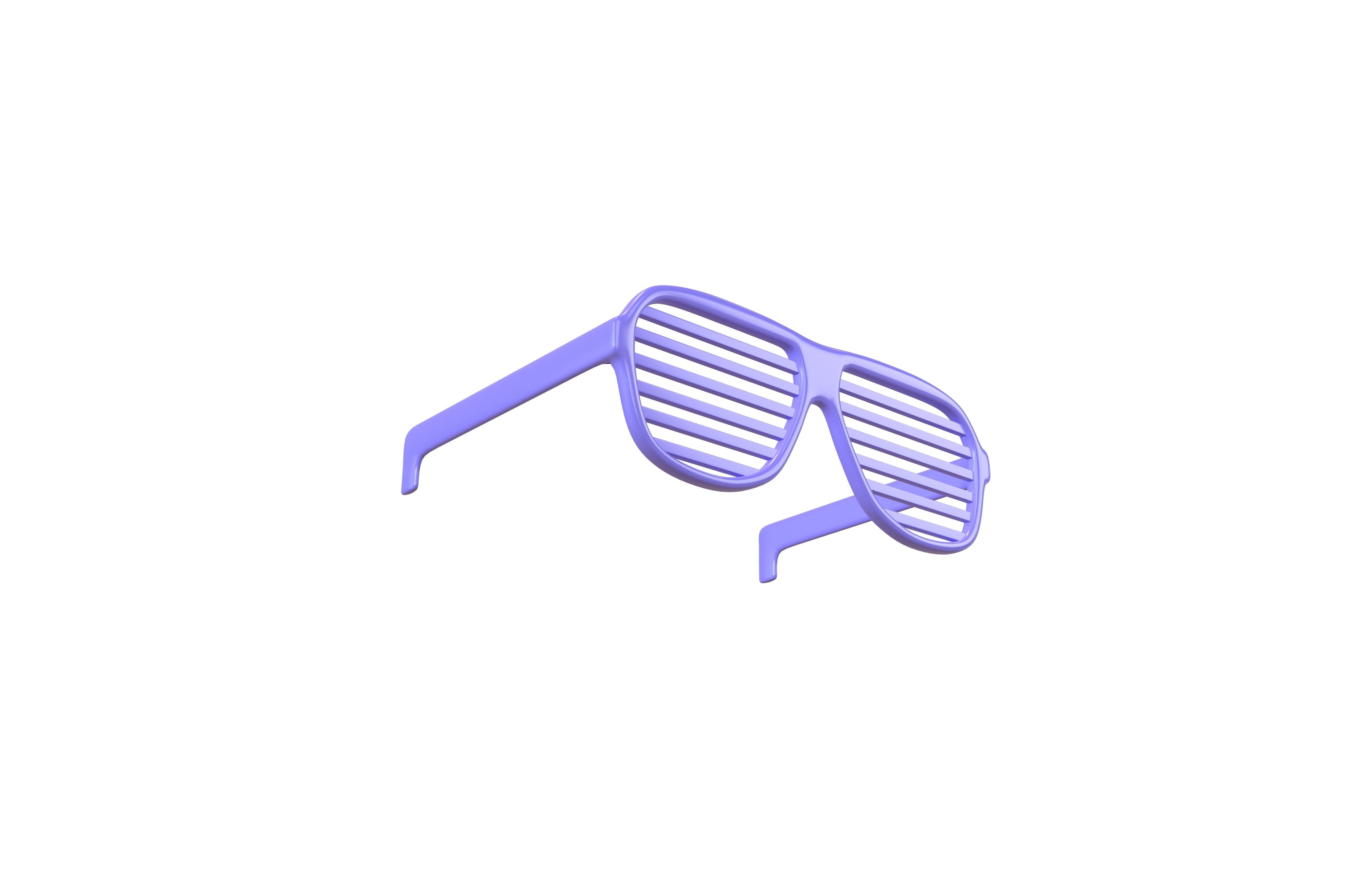 Shutter Shade Sunglasses v1 005 Low-poly 3D model_3