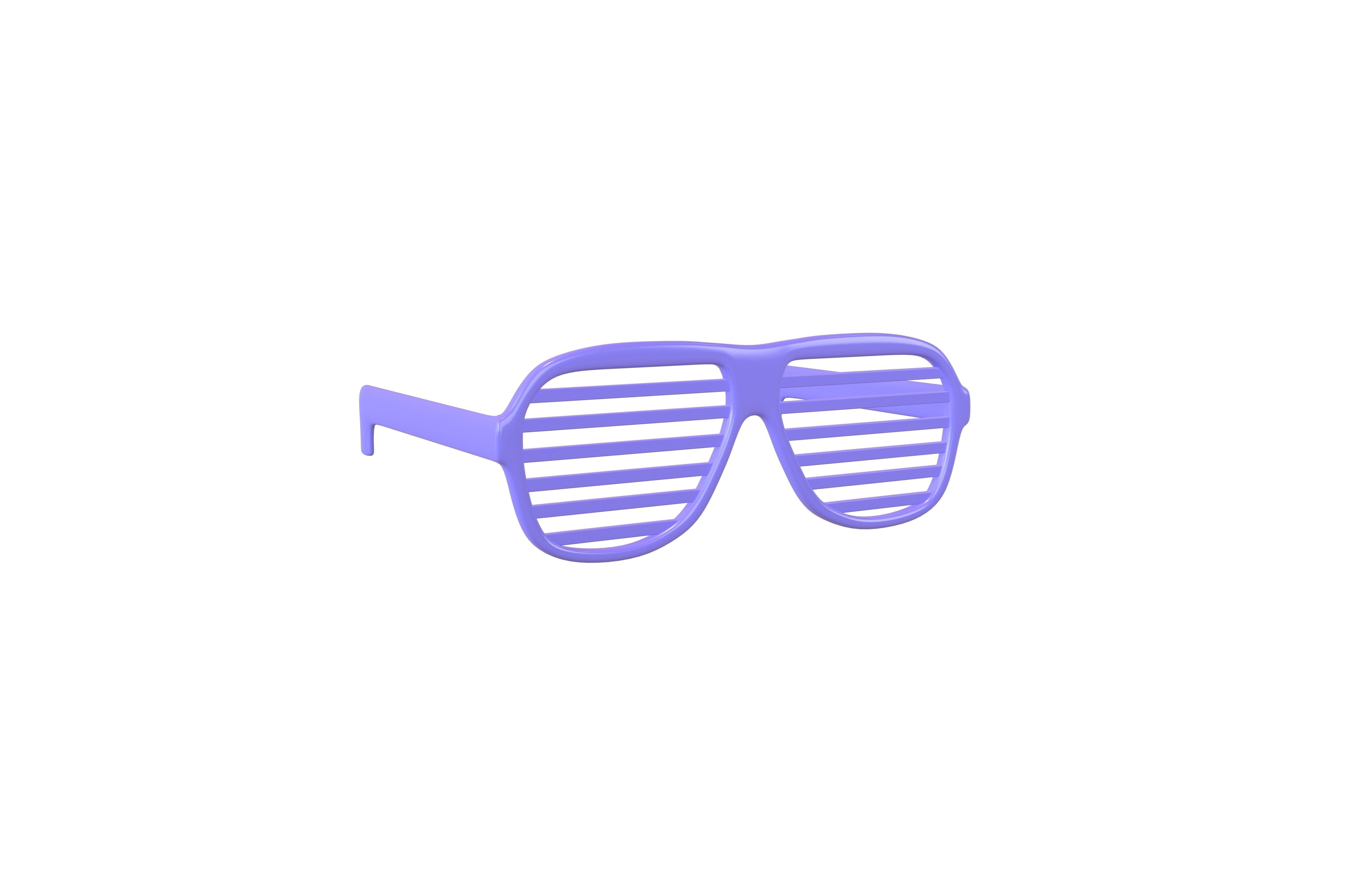 Shutter Shade Sunglasses v1 005 Low-poly 3D model_1