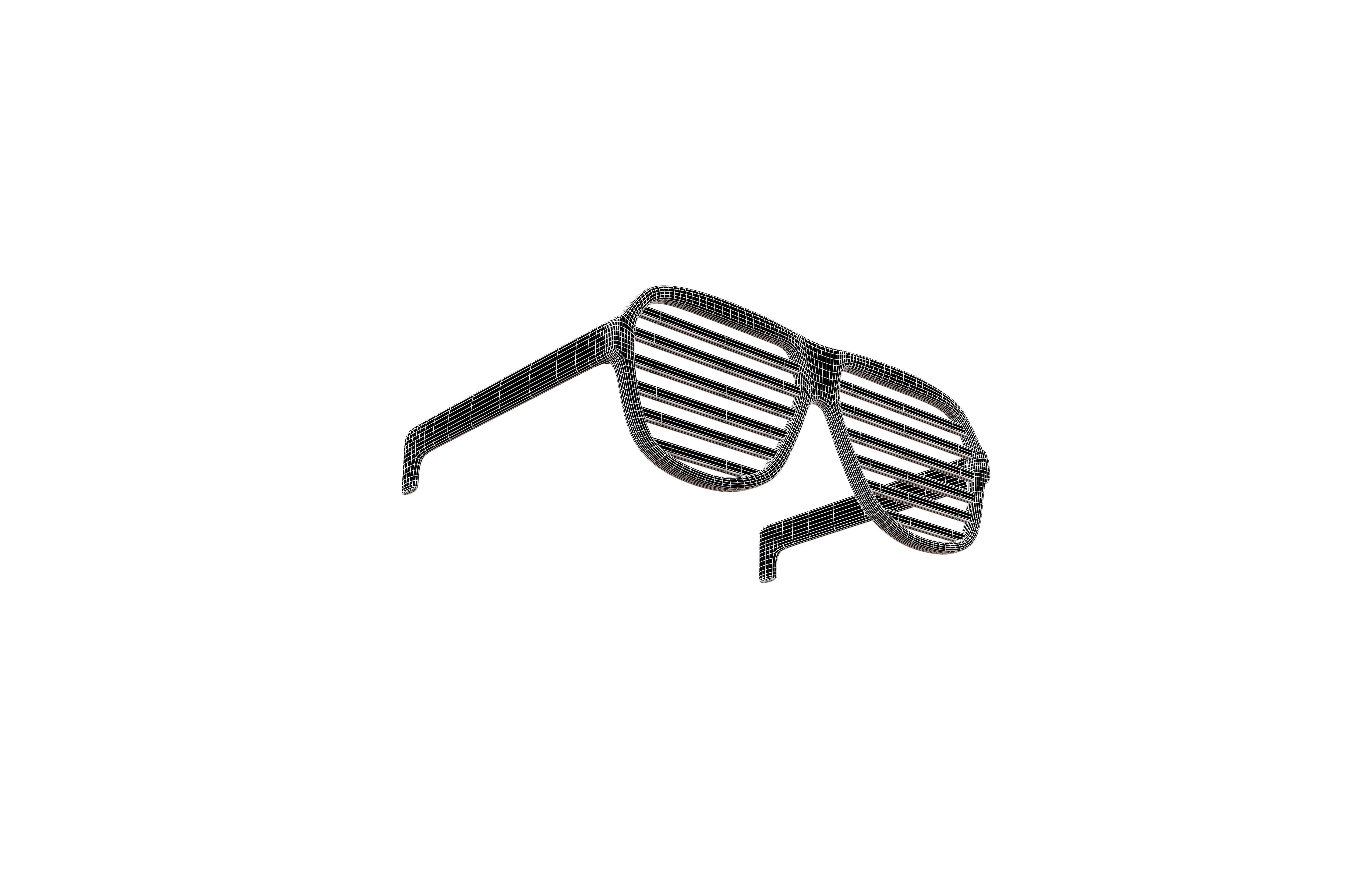 Shutter Shade Sunglasses v1 005 Low-poly 3D model_7