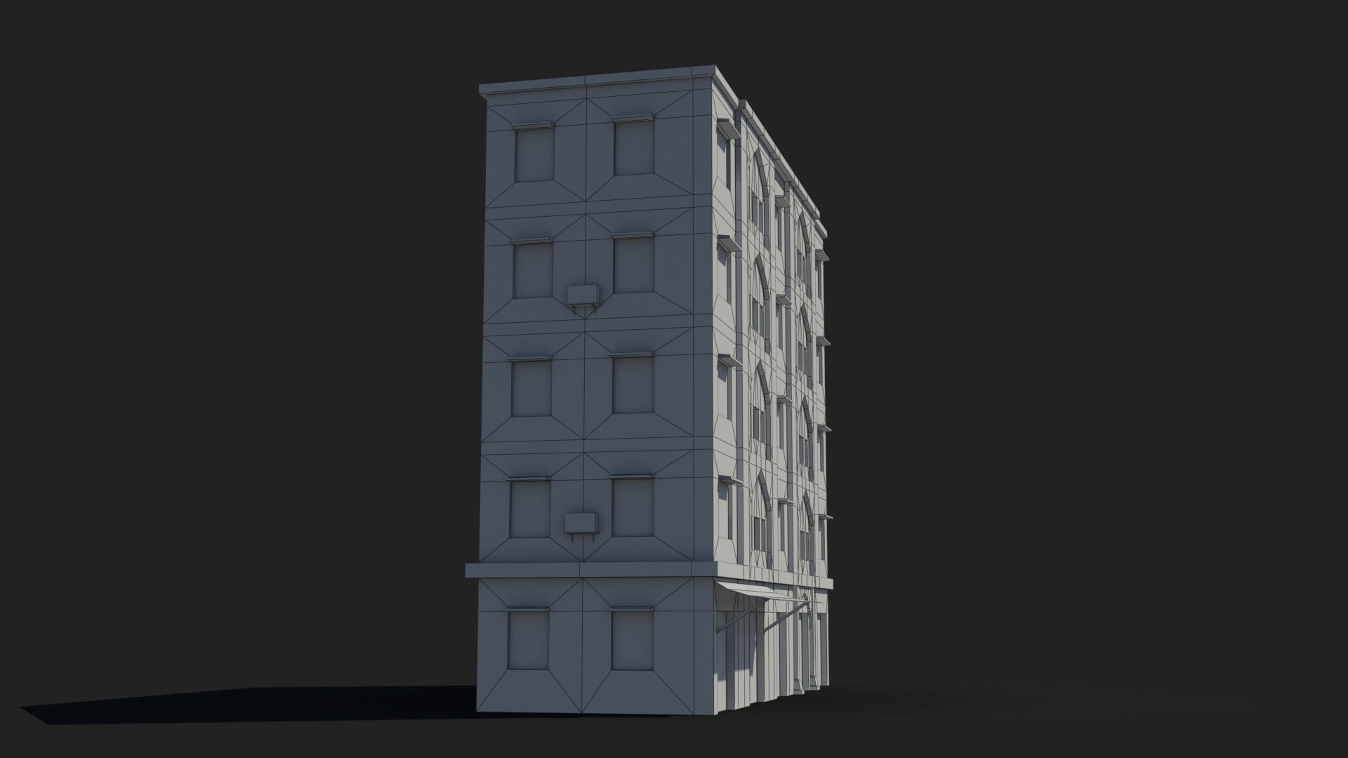 Arab Middle East Building x20 Low-poly 3D model_10