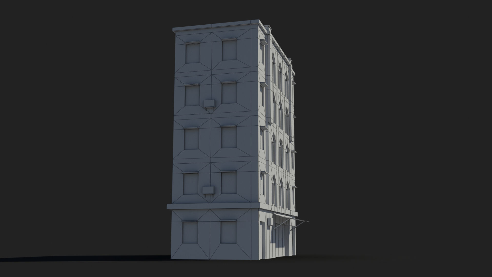 Arab Middle East Building x21 Low-poly 3D model_10