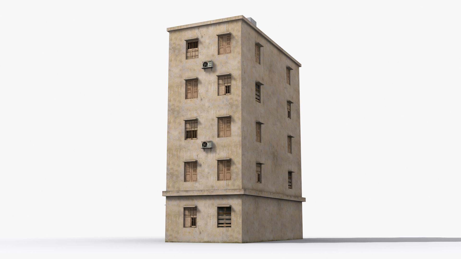 Arab Middle East Building x21 Low-poly 3D model_3