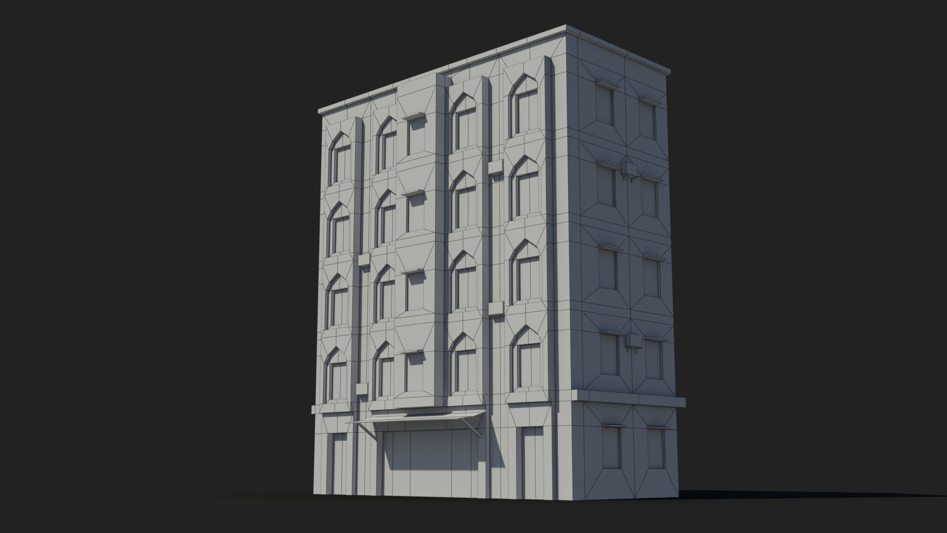  Arab Middle East Building x24 Low-poly 3D model_8