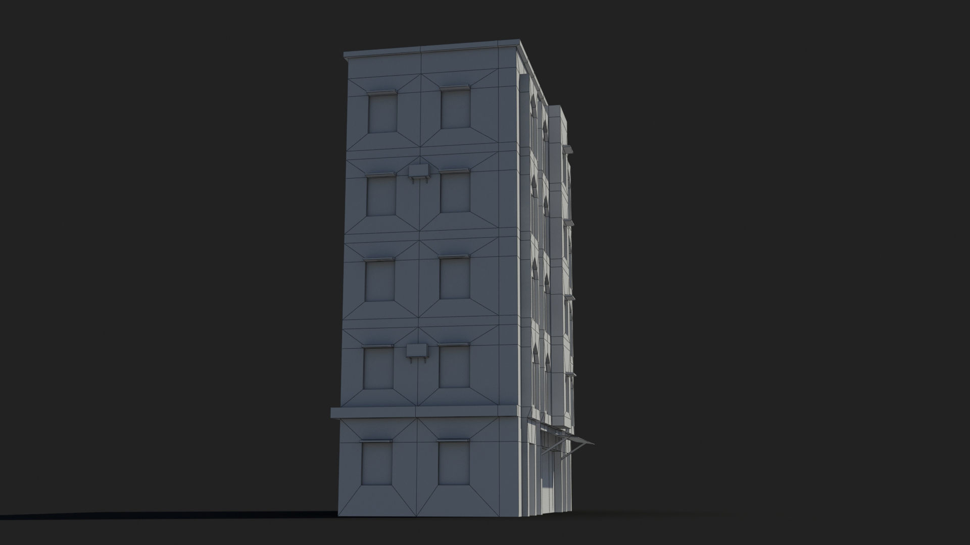  Arab Middle East Building x24 Low-poly 3D model_10