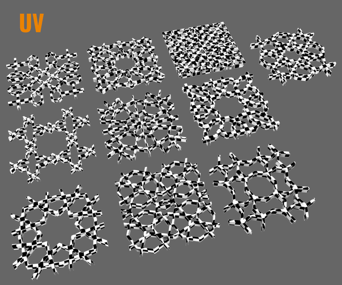 10 tileable persian patterns 3D model_6