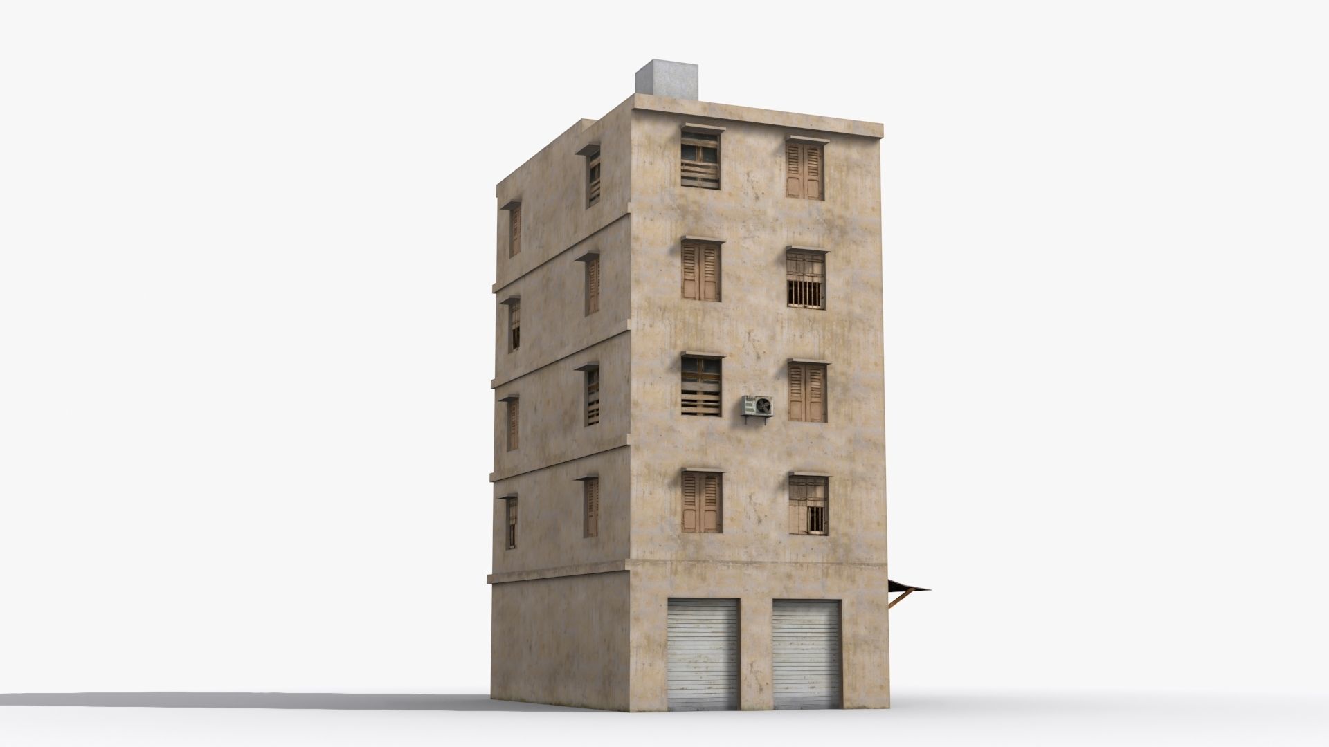 Arab Middle East Building x28 Low-poly 3D model_3