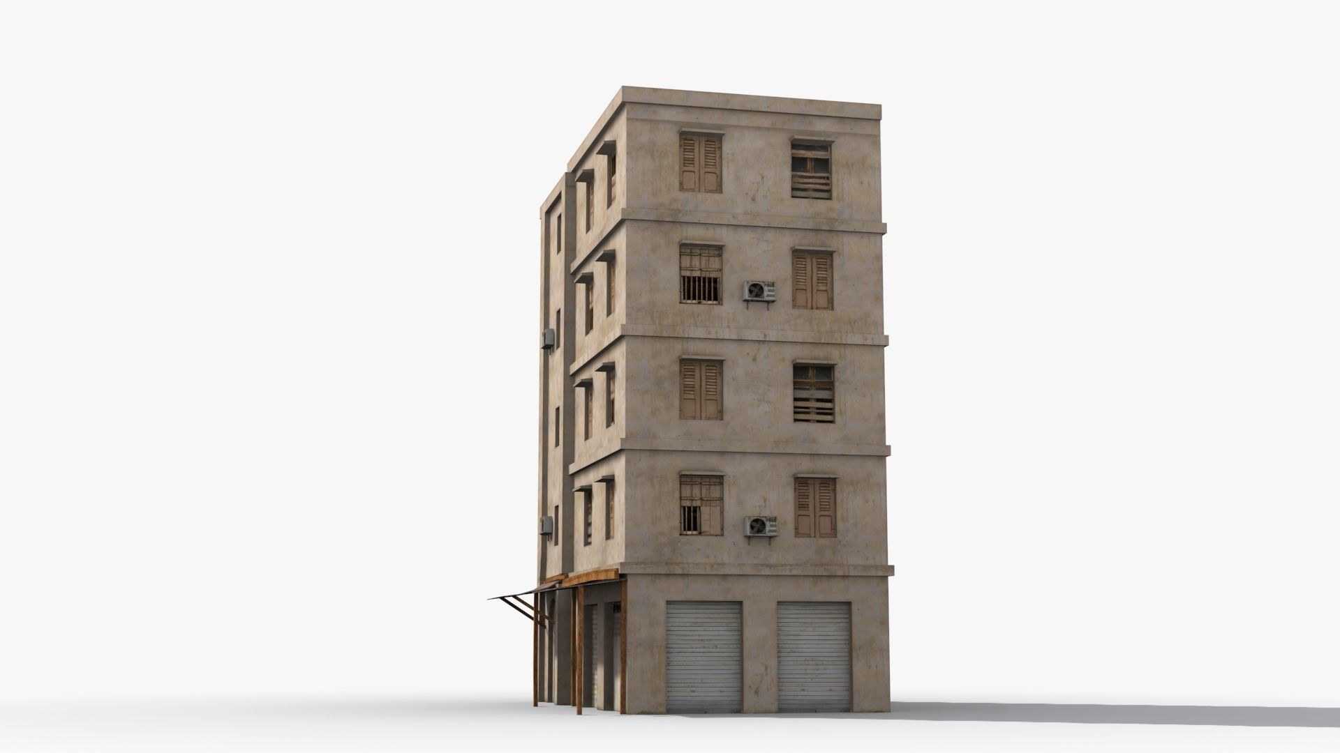 Arab Middle East Building x28 Low-poly 3D model_4