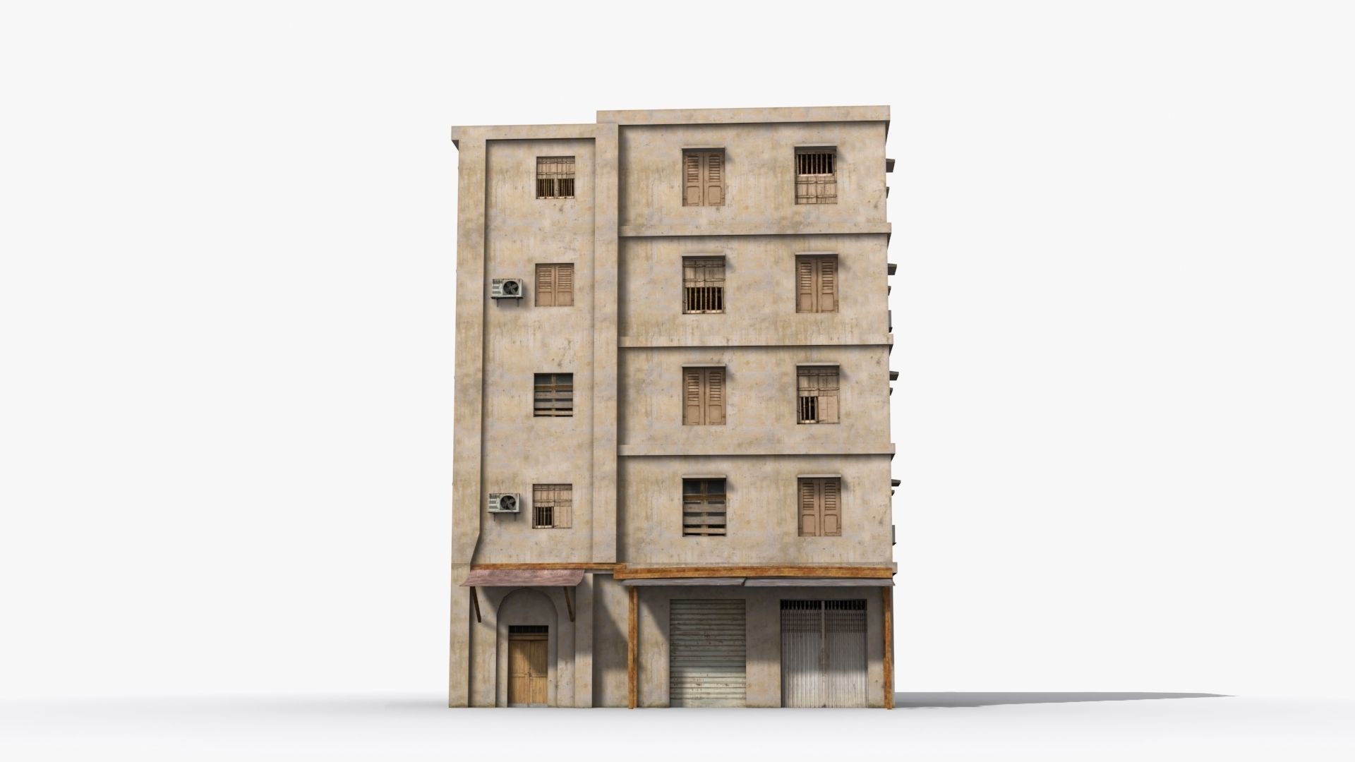 Arab Middle East Building x28 Low-poly 3D model_1
