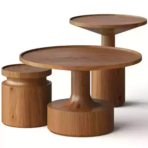 BLU DOT Turn Coffee Side Set Tables