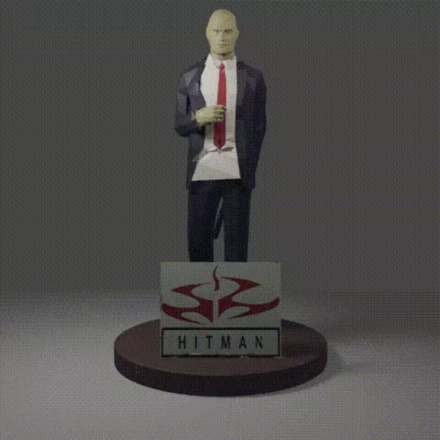 Hitman Agent 47 3D print model_0