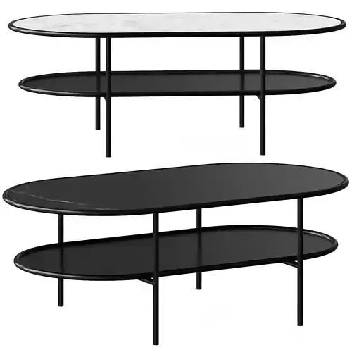 Lulu and Georgia Ayana Oval Coffee Table