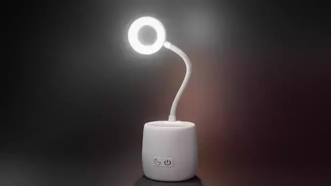 study lamp Low-poly 3D model