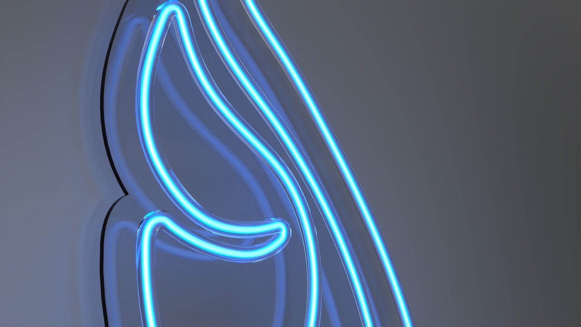 Face 3 - Neon Sign 3D model_1