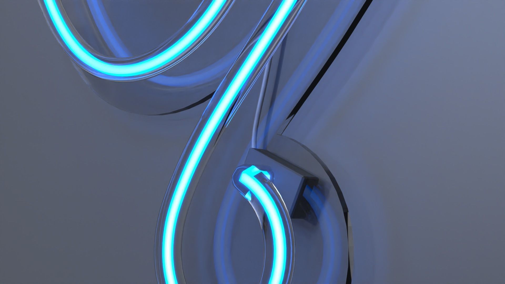 Face 3 - Neon Sign 3D model_4