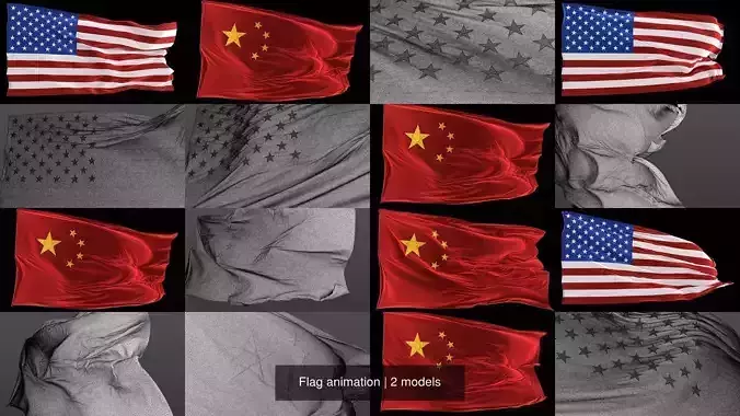 Flag animation