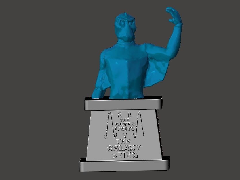 THE GALAXY BEING from OUTER LIMITS bust 3D print model_2