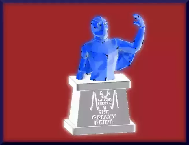THE GALAXY BEING from OUTER LIMITS bust 3D print model