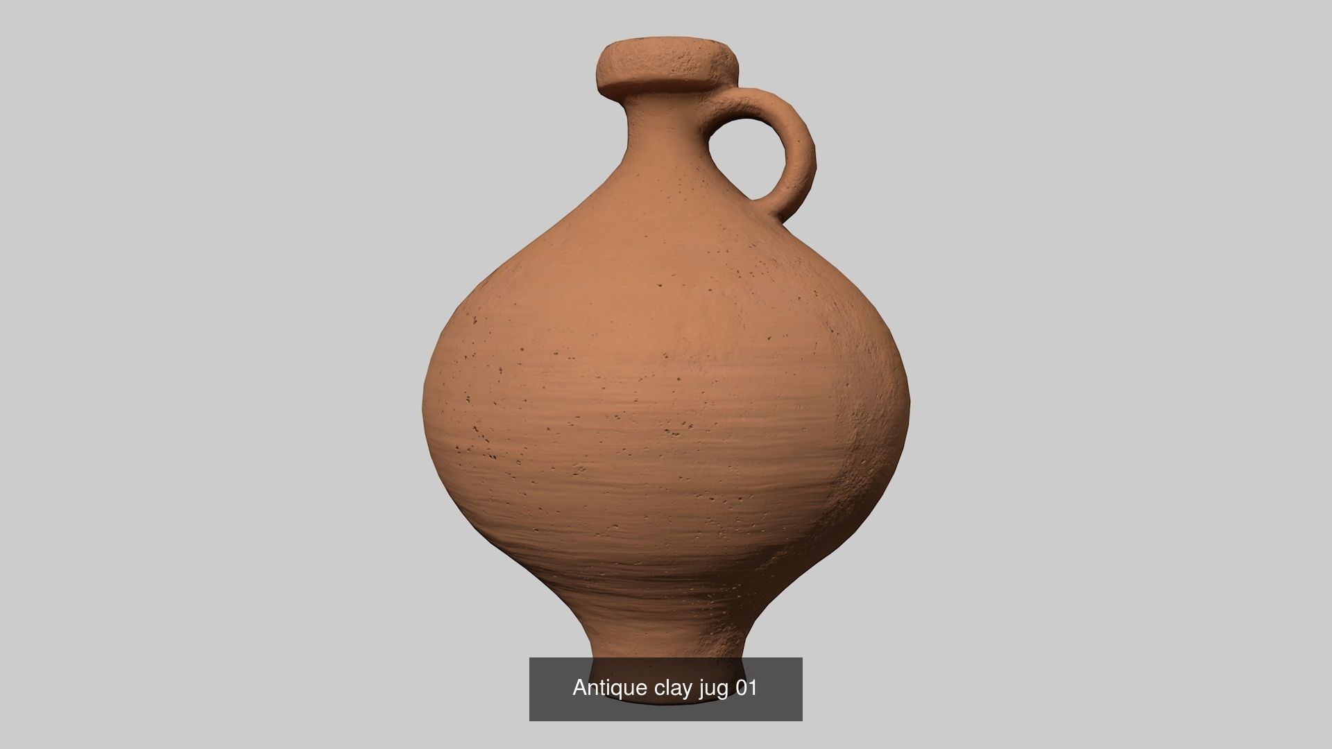 Clay ceramic jugs 3D Model Collection_6