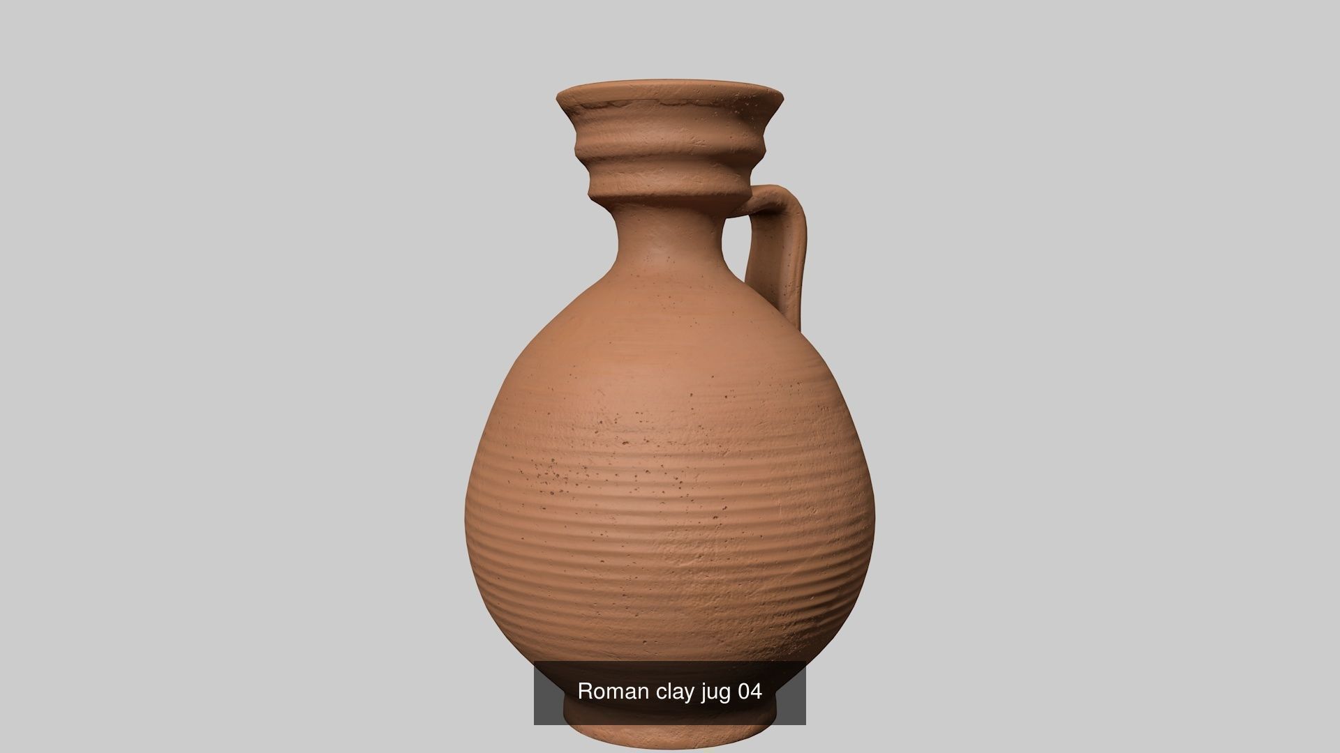 Clay ceramic jugs 3D Model Collection_8