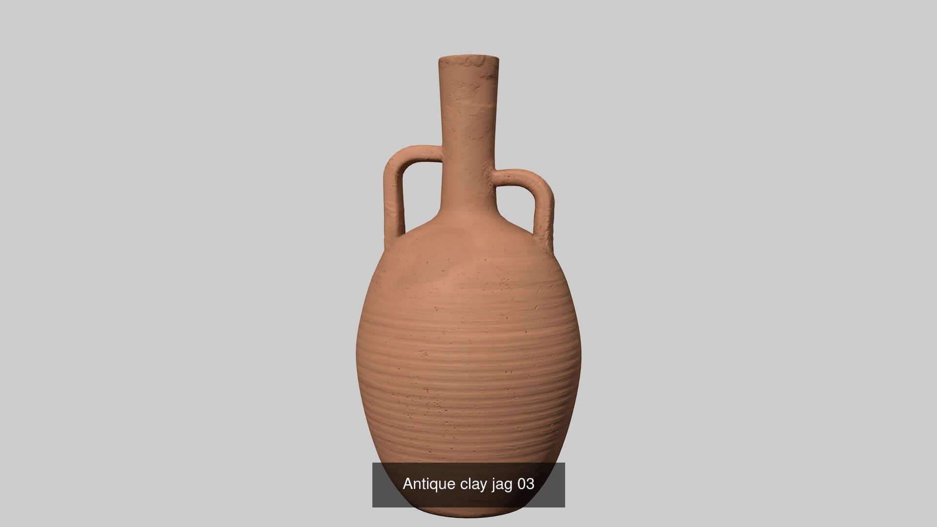 Clay ceramic jugs 3D Model Collection_7