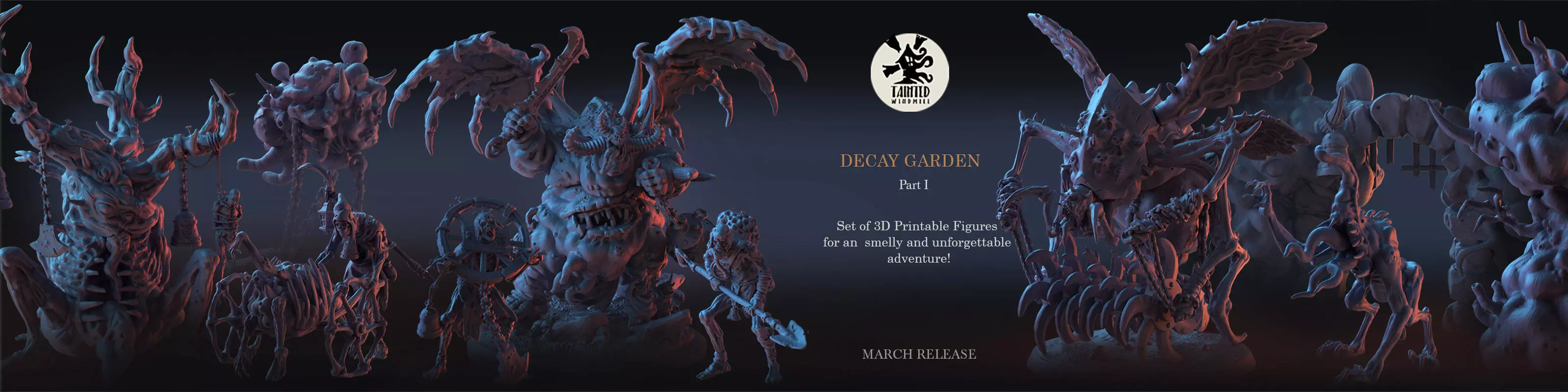 Decay Garden Adventure Set Part 1 3D print model_0