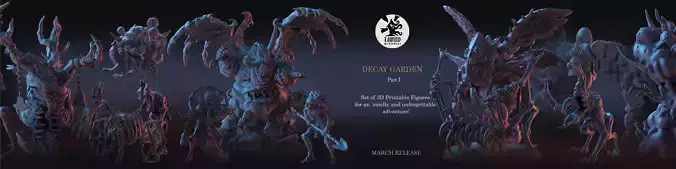 Decay Garden Adventure Set Part 1 3D print model
