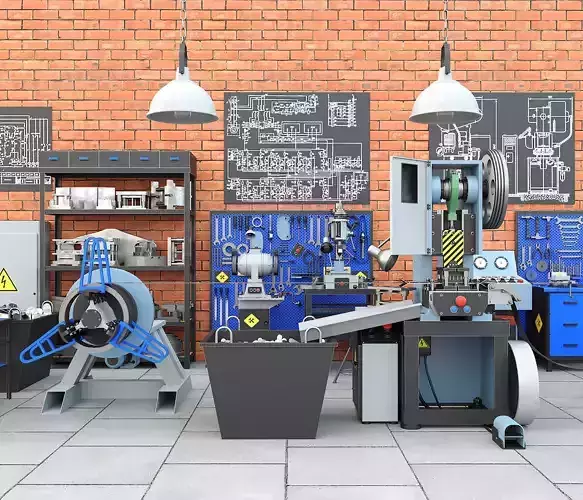 K2116 mechanical press Collection for industrial interior Three