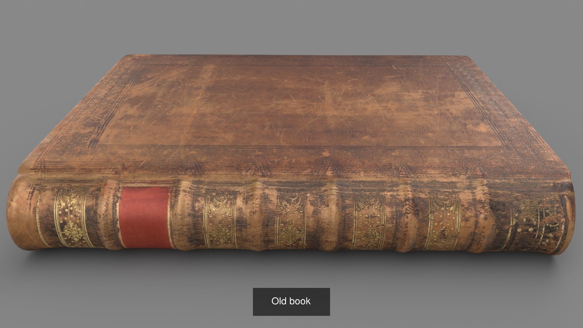 Old books cover 3D Model Collection_3
