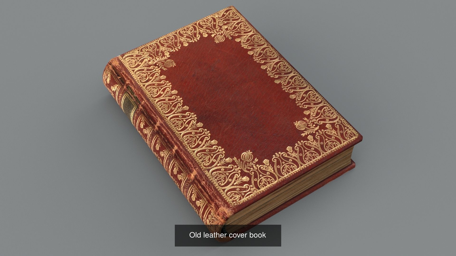 Old books cover 3D Model Collection_4