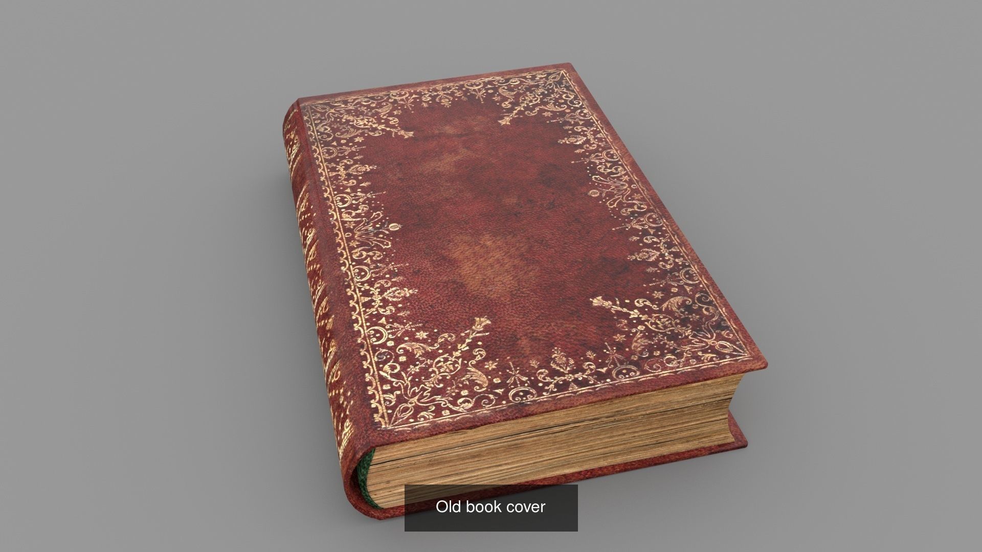 Old books cover 3D Model Collection_2