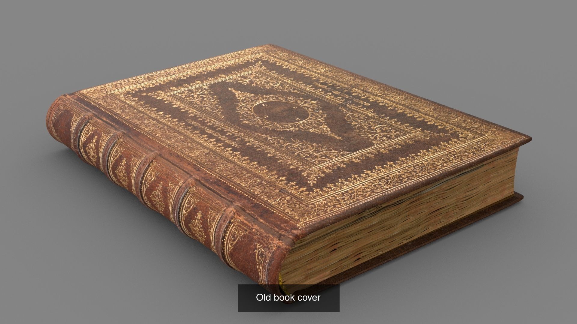 Old books cover 3D Model Collection_1