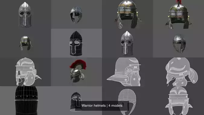 Warrior helmets