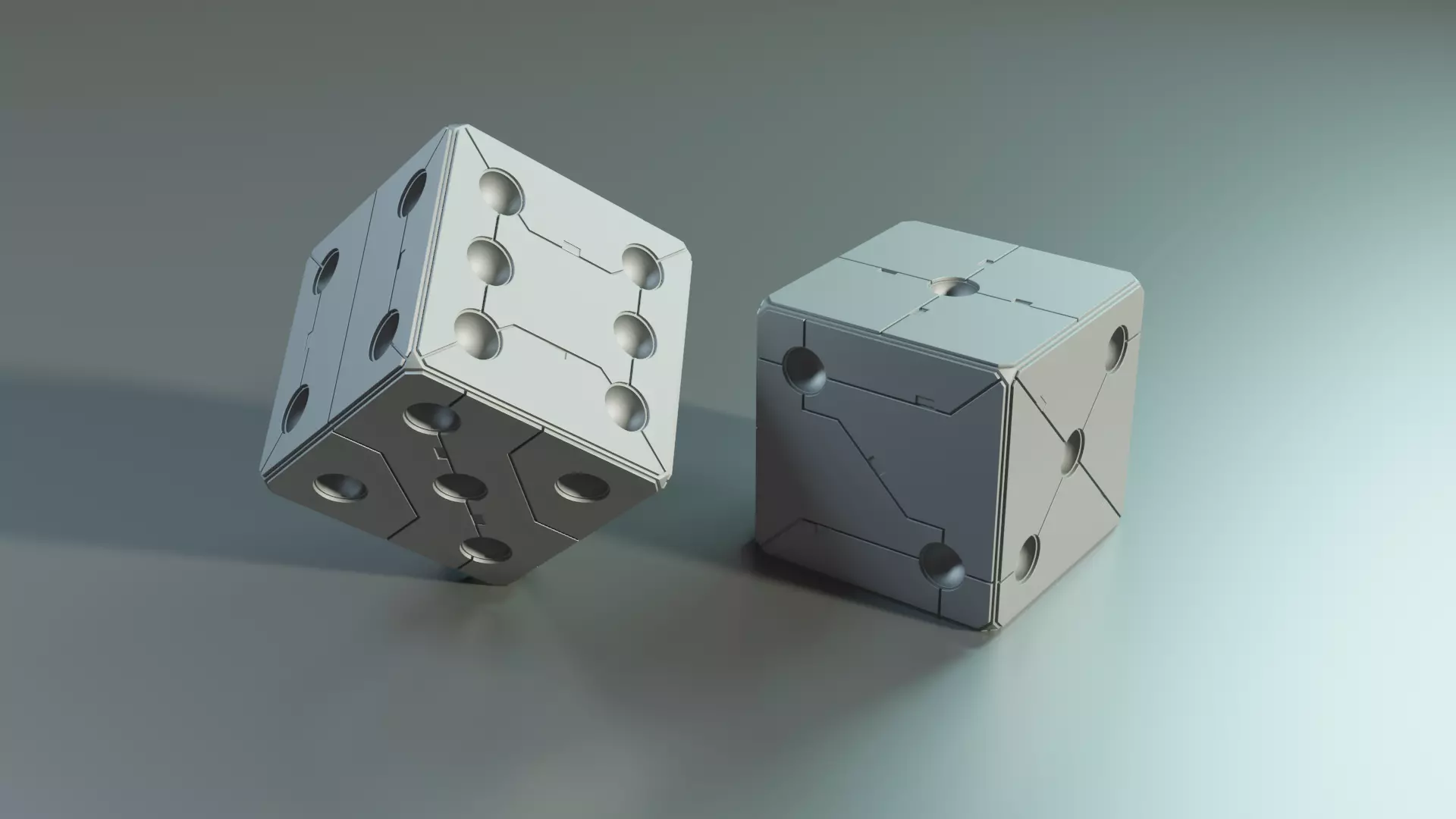 Ship plate die 3D model_0