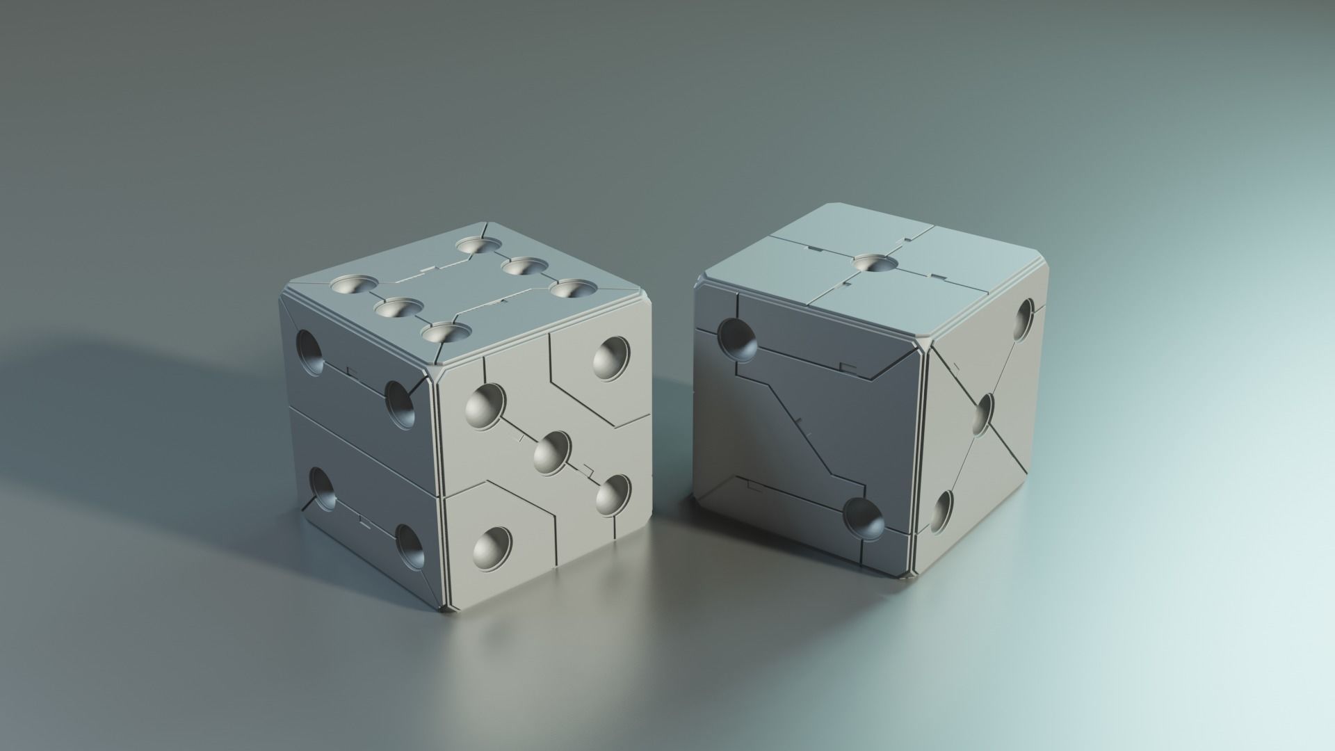 Ship plate die 3D model_4