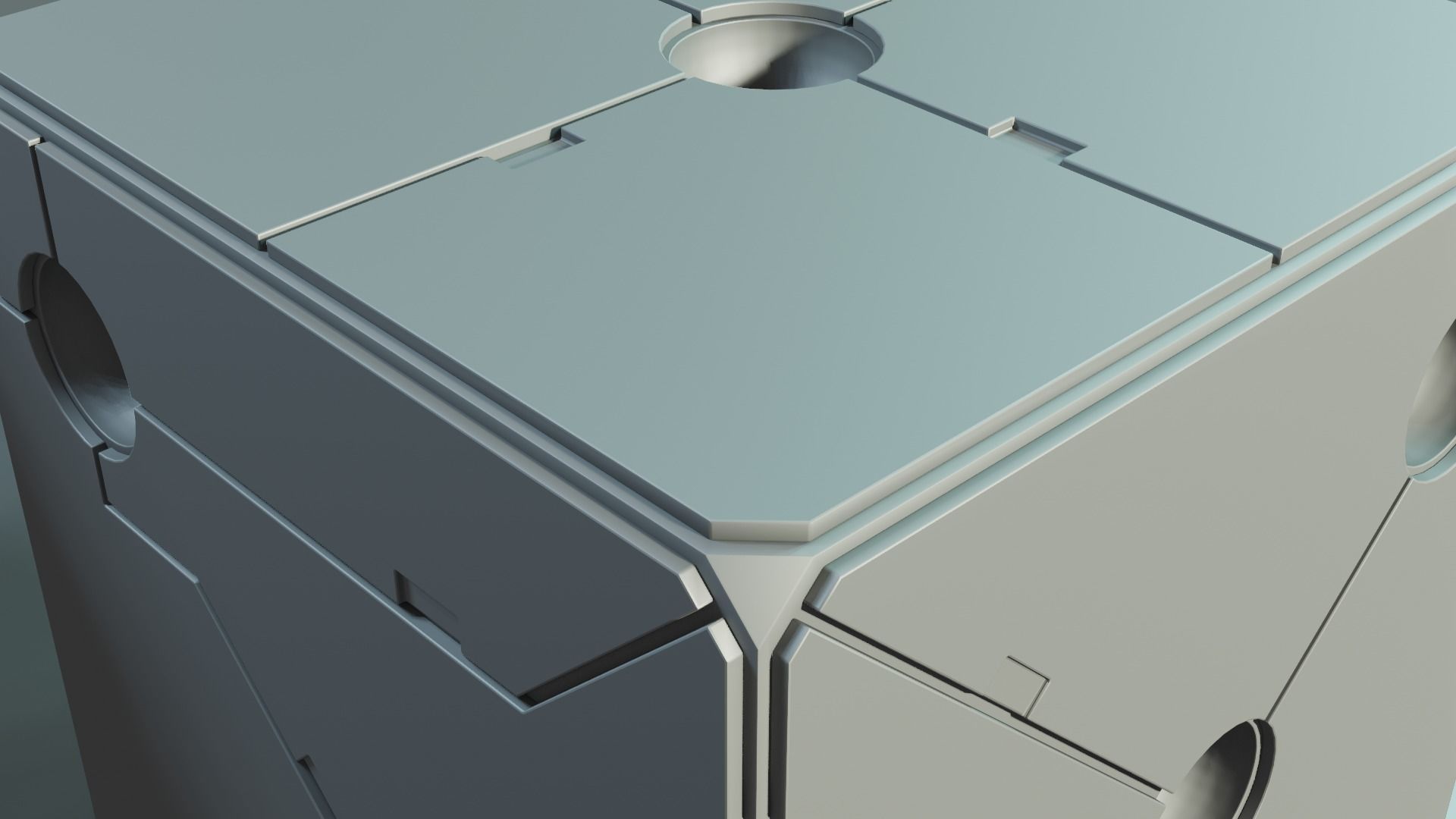 Ship plate die 3D model_2