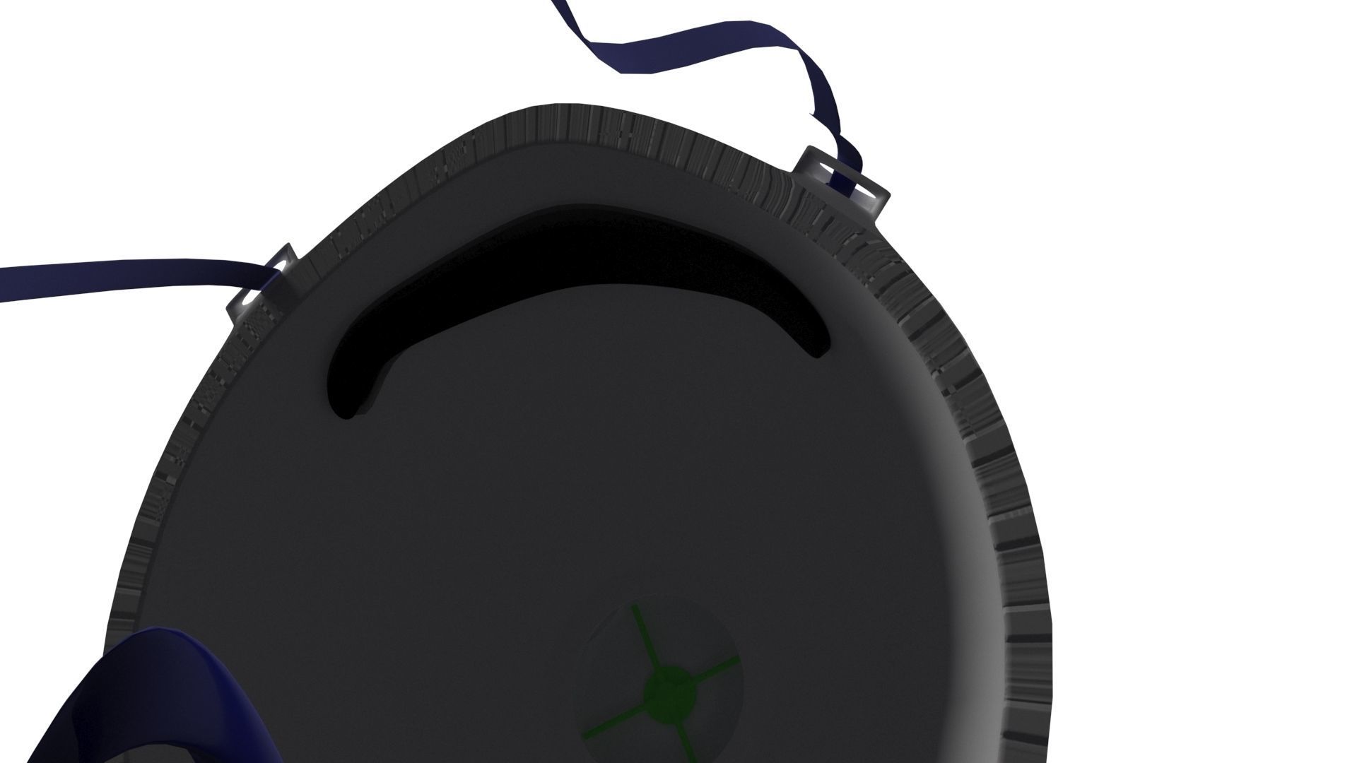 mask 3d model two plastic masks 3D model_3