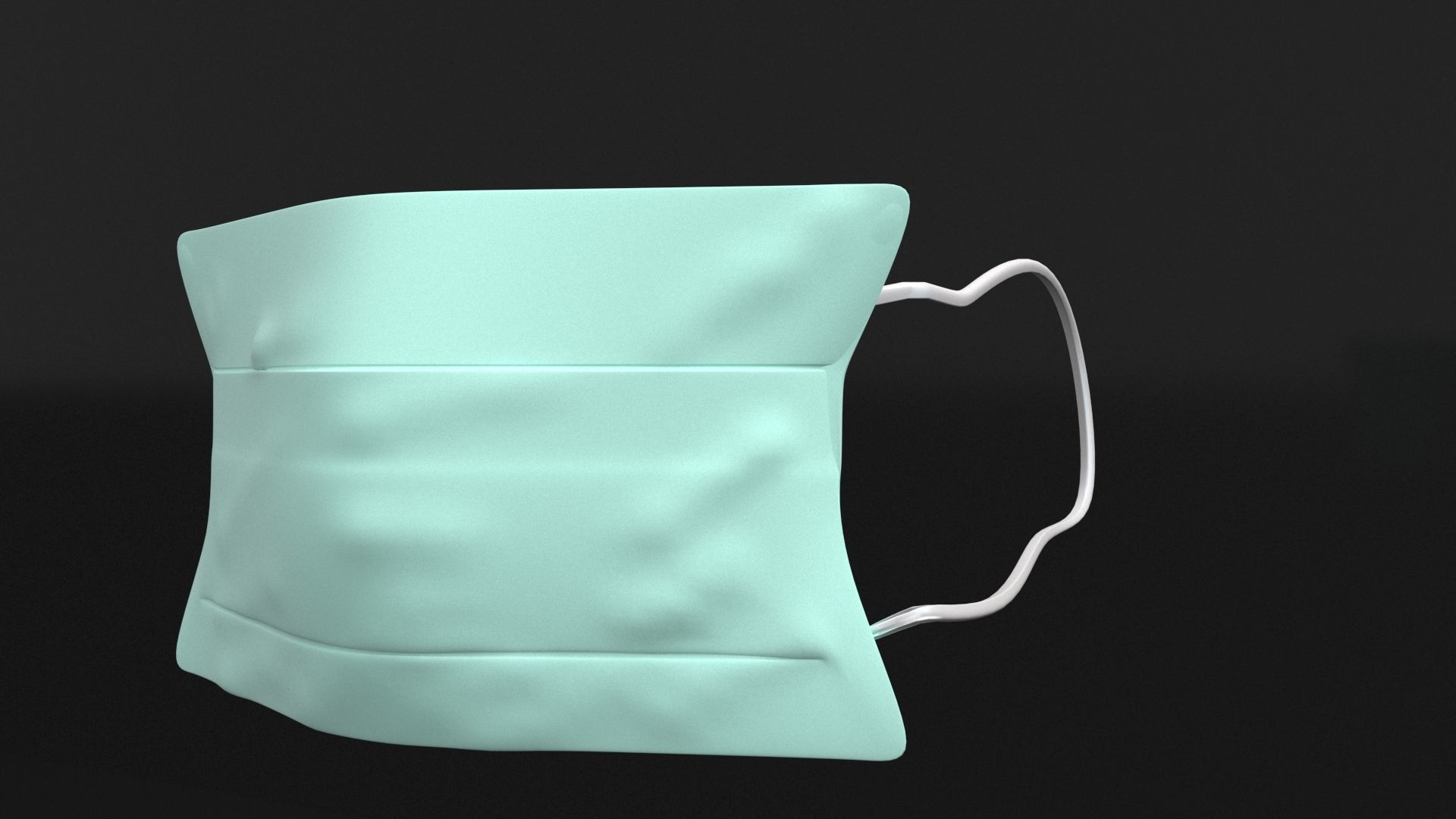 mask 3d model two plastic masks 3D model_4