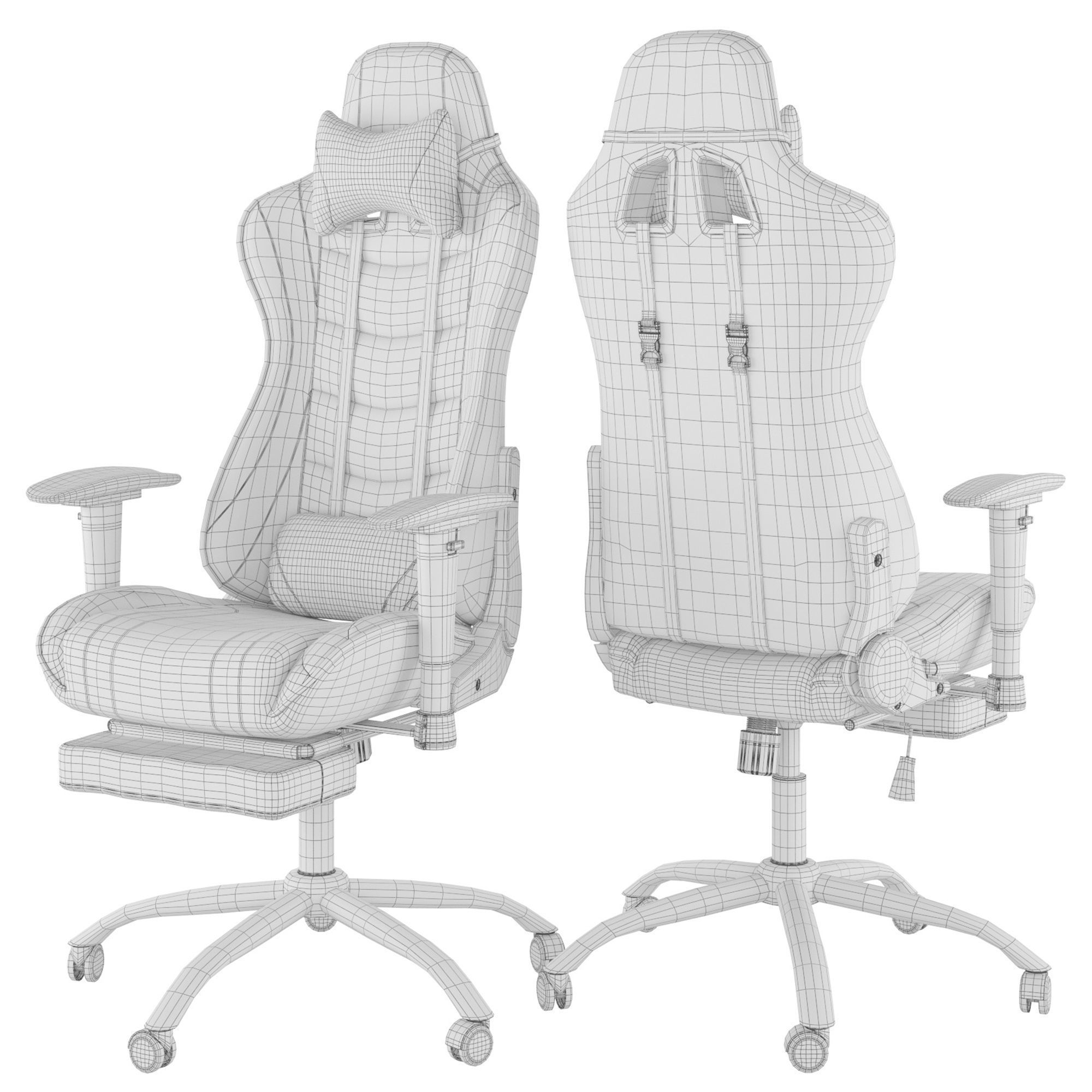 Kano computer chair 3D model_1
