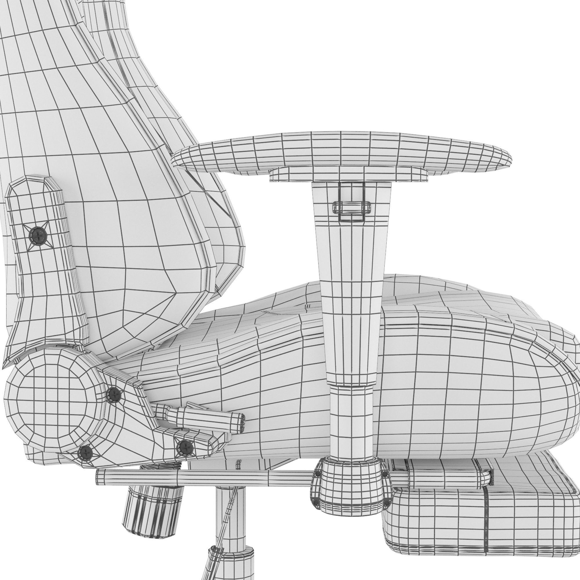 Kano computer chair 3D model_8