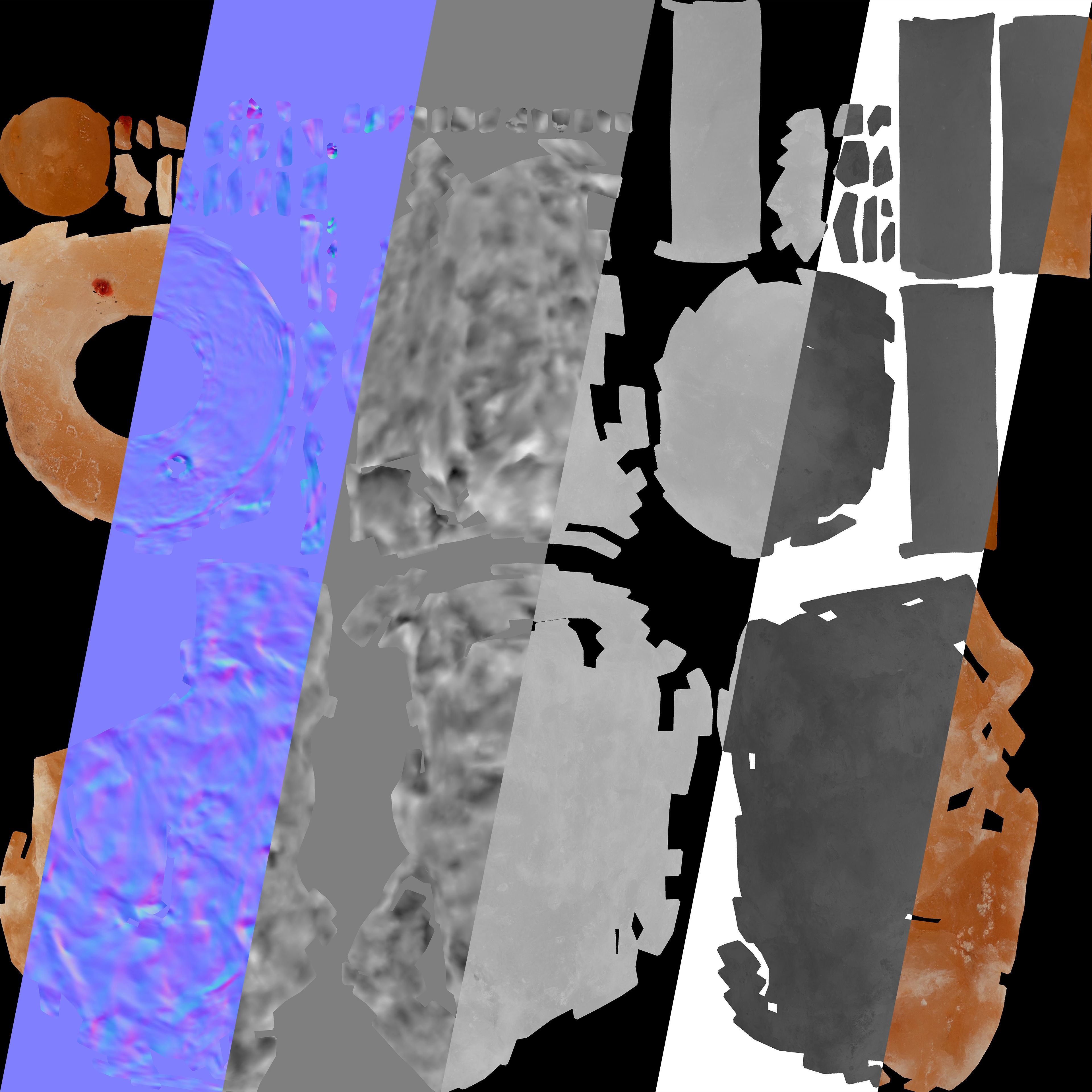 Himalayan Salt Lamp Low-poly 3D model_13