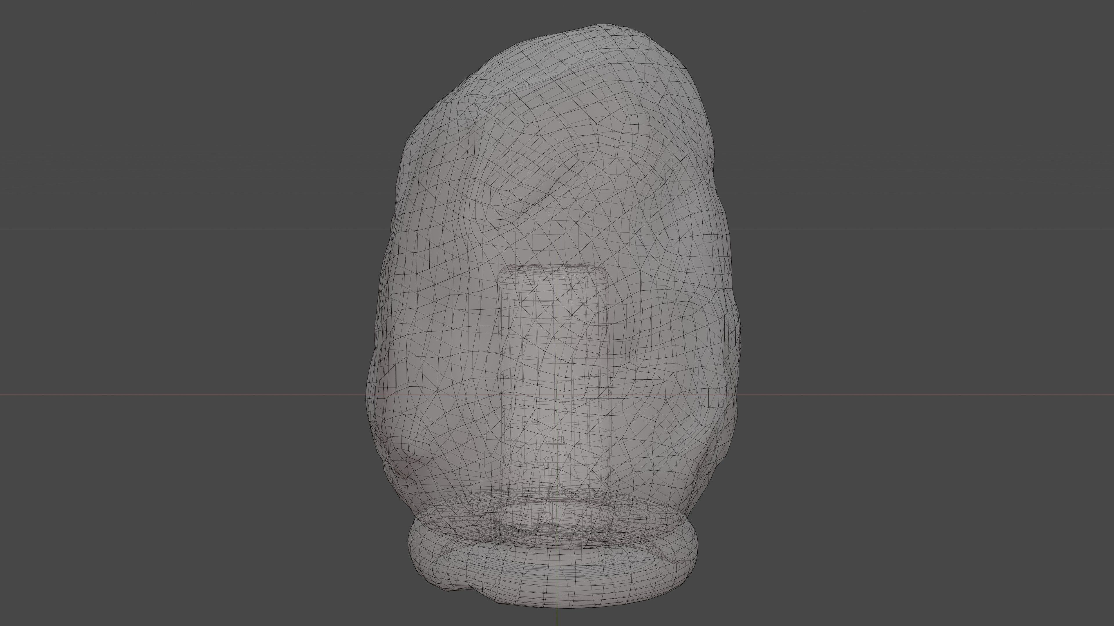 Himalayan Salt Lamp Low-poly 3D model_1