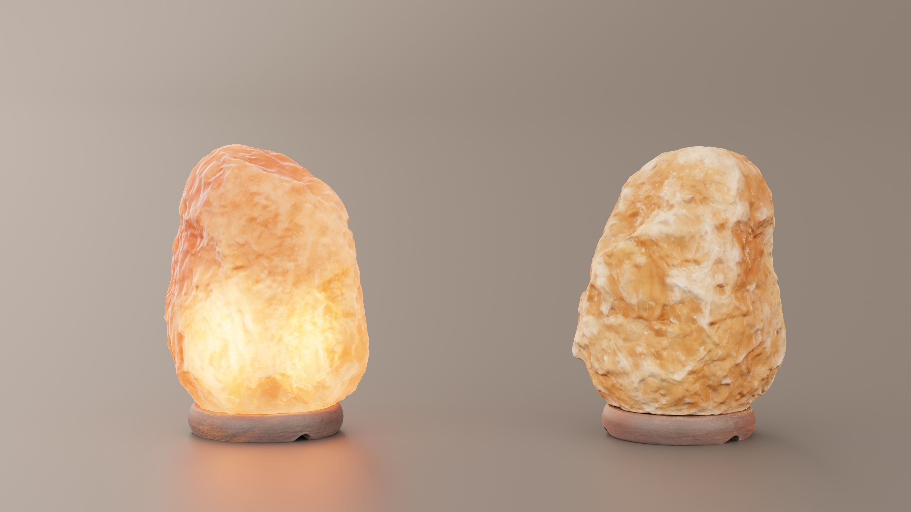 Himalayan Salt Lamp Low-poly 3D model_10