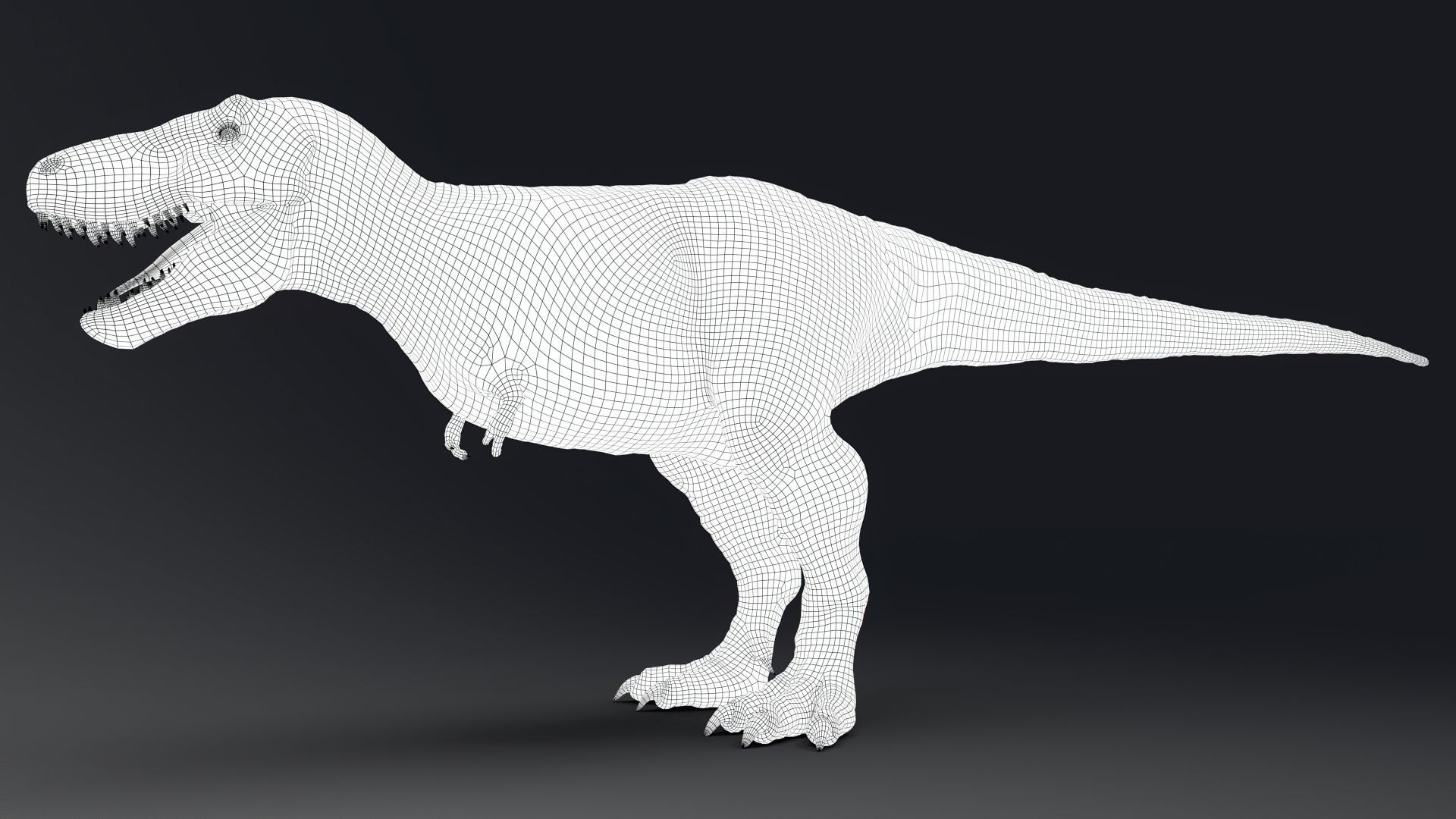 Dinosaur Tarbosaurus Bataar  Real Dinosaur 76 Animations   Low-poly 3D model_21